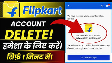 Flipkart Account Delete Permanently | Flipkart account delete kaise kare | Flipkart account delete