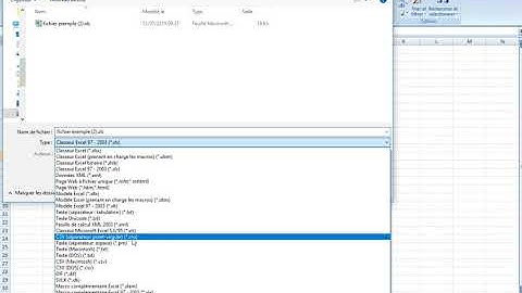 Comment créer un fichier CSV d