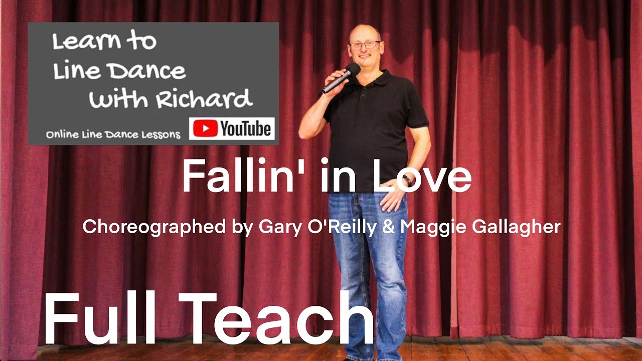 BEGINNER LINE DANCE LESSON 150 - Fallin' in Love - Part 1 - Full Teach
