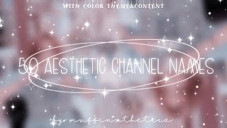 AESTHETIC CUTE UNTAKEN YOUTUBE CHANNEL NAME   COLOR THEME, CONTENT 2022