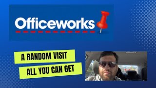 A visit to Officeworks and a demo to print a document