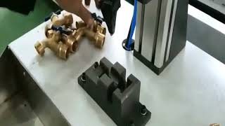 Faucet assembly machine semi automatic assembler