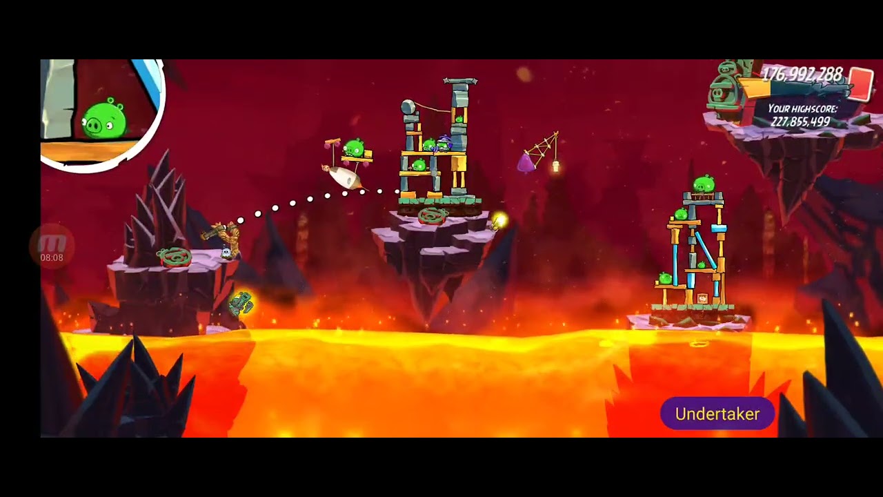 Angry Birds 2 Mighty Eagle Boot Camp with no extra birds 9/10/23 Good