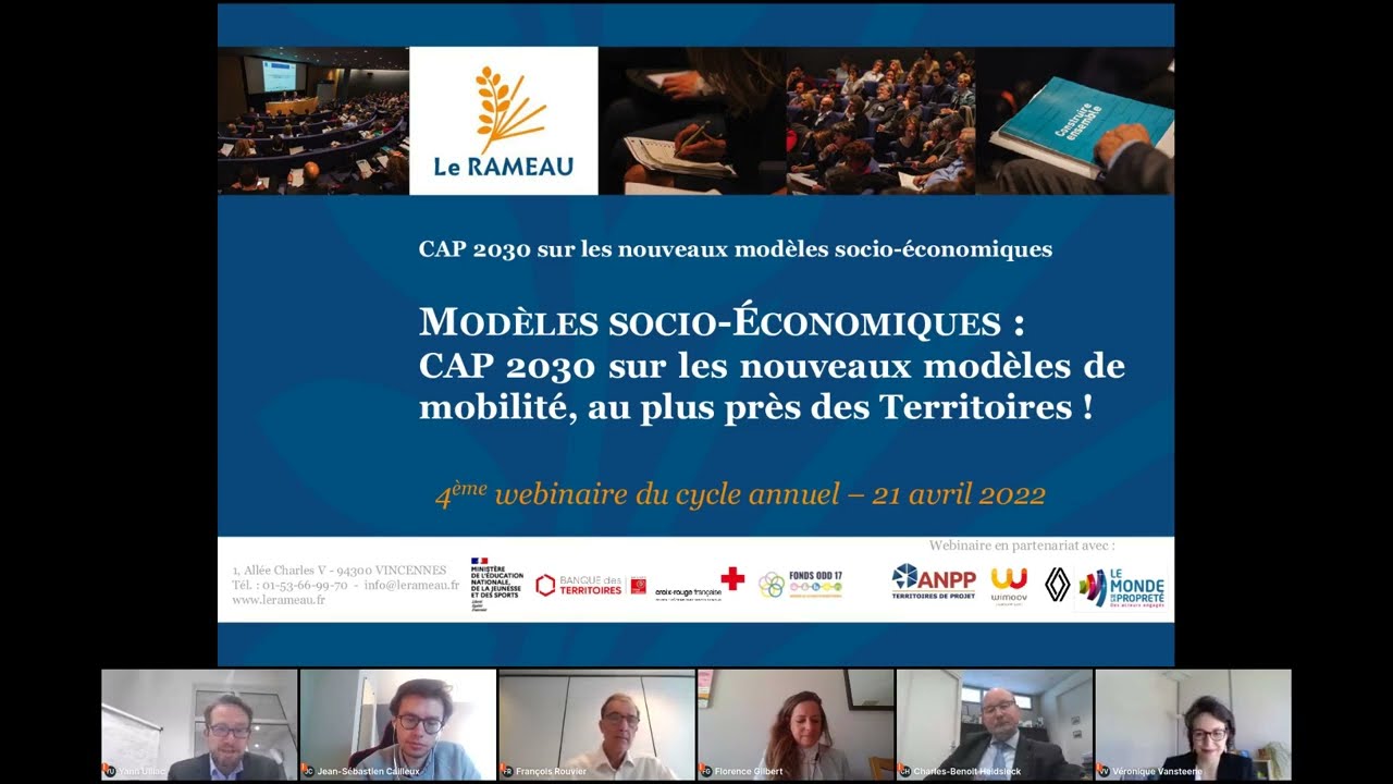 Cap 2030 vers les nouveaux modèles de mobilité , au plus près des ...