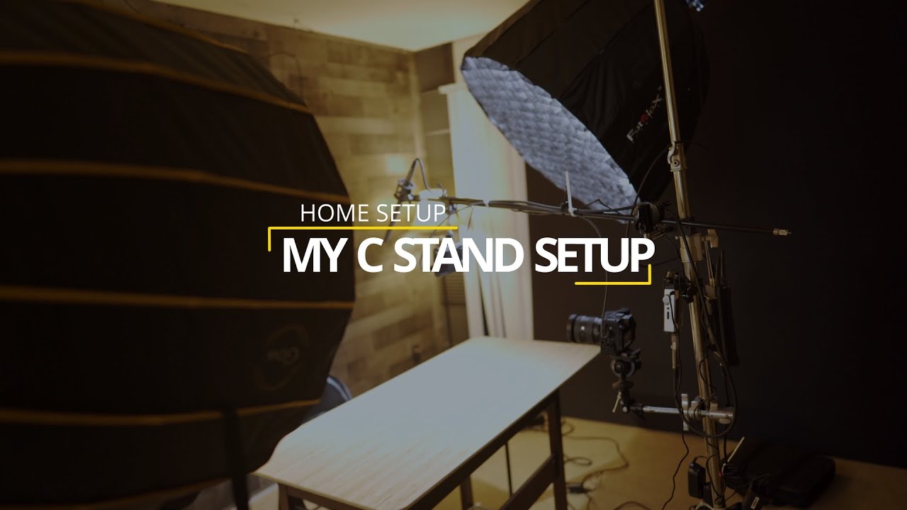 How You Can Turn a C-Stand Into a DIY  Studio