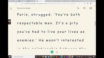 Immersive reader, dictate and read aloud in Office 365