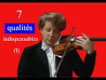 Les 7 qualités du violoniste (n°1)