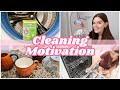 CLEAN WITH ME | MONTHLY DEEP CLEANING MOTIVATION | REAL LIFE MESSES