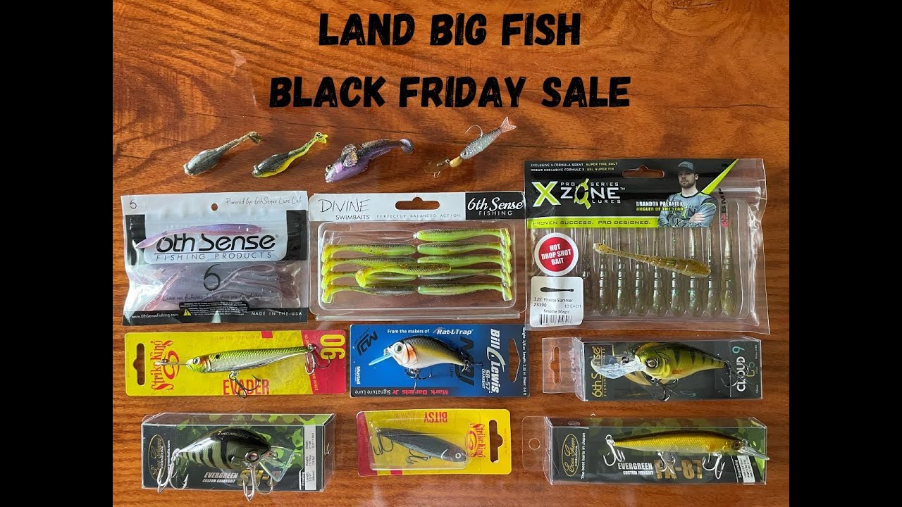 Land Big Fish Black Friday Sale #bass #fishing #fish #sale #baits #lures #nature #outdoors #fun