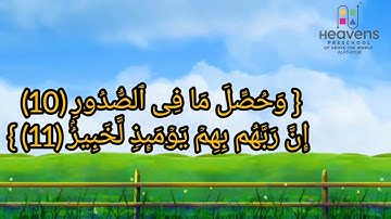 # سورة العاديات ٩-١١