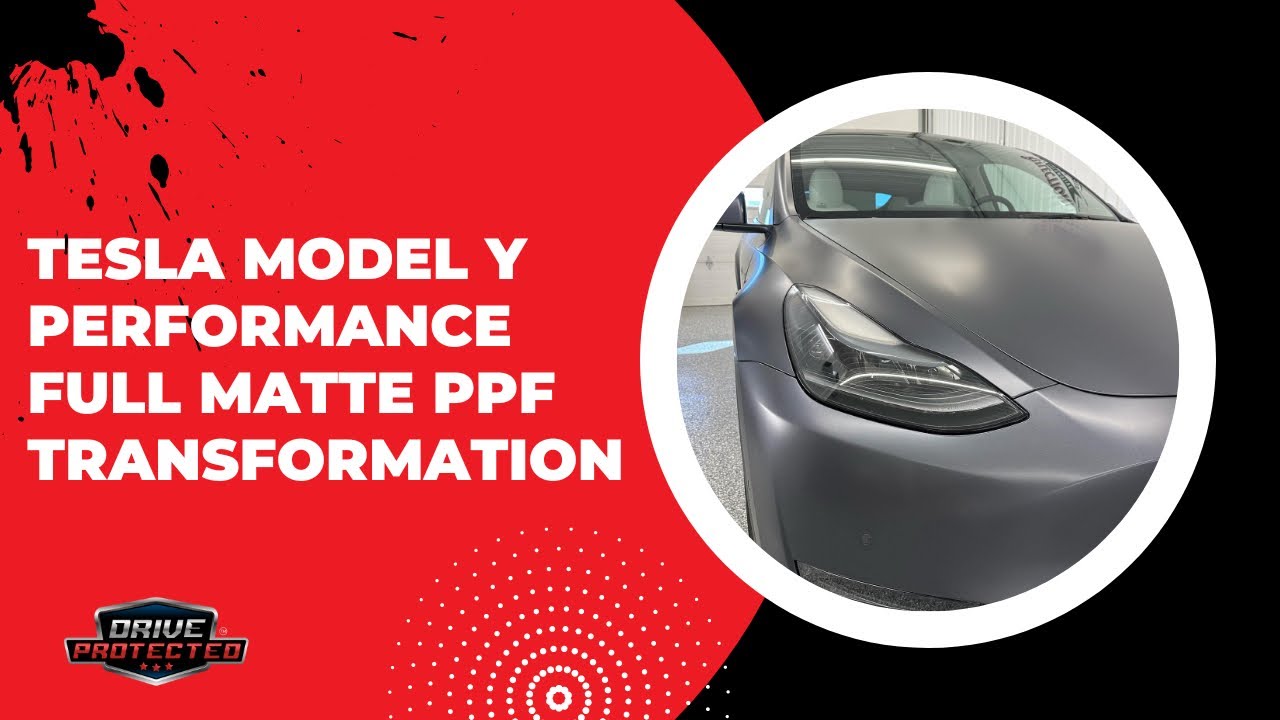 Tesla Model Y PPF Wrap - Full Matte PPF Transformation!