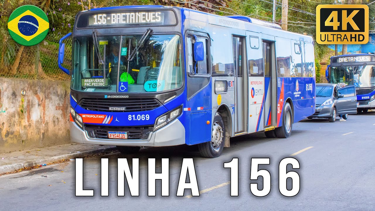 Linhas de Ônibus #50 - 156 - Diadema (Eldorado)/São Bernardo do Campo (Baeta Neves)