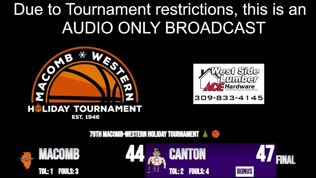 79th MWHT 3RD PLACE: Macomb Basketball vs. Canton