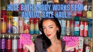 HUGE BATH AND BODY WORKS SEMI ANNUAL SALE HAUL PART 3!!! + BRAND NEW FALL COLLECTION!!