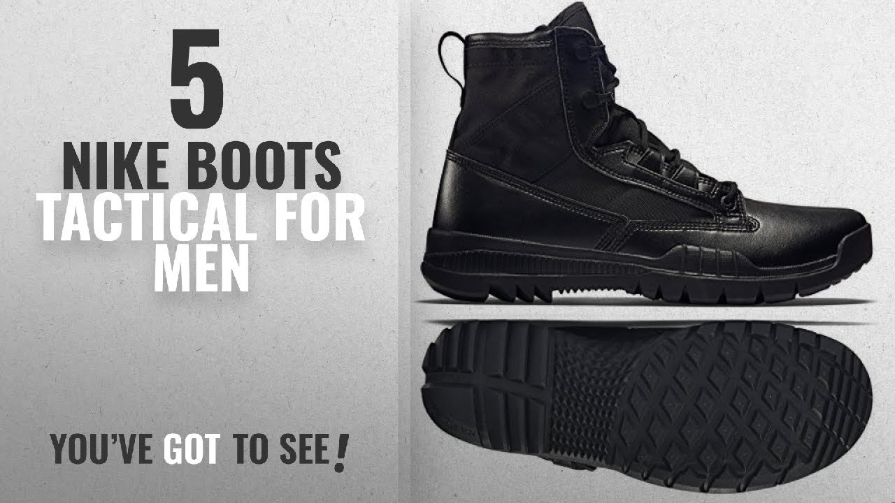 nike military boots black