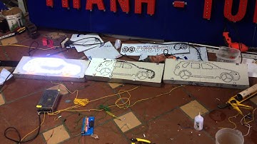 Led F5/8 ,Mạch nháy led vẫy, mạch công suất - LEDCF Việt Nam