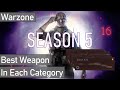 Warzone Best Weapon in Each Category (Season 5)