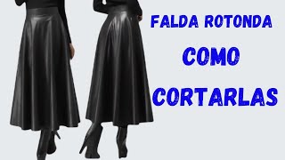 FALDAS ROTONDAS ,,COMO CORTARLAS ,, FACIL