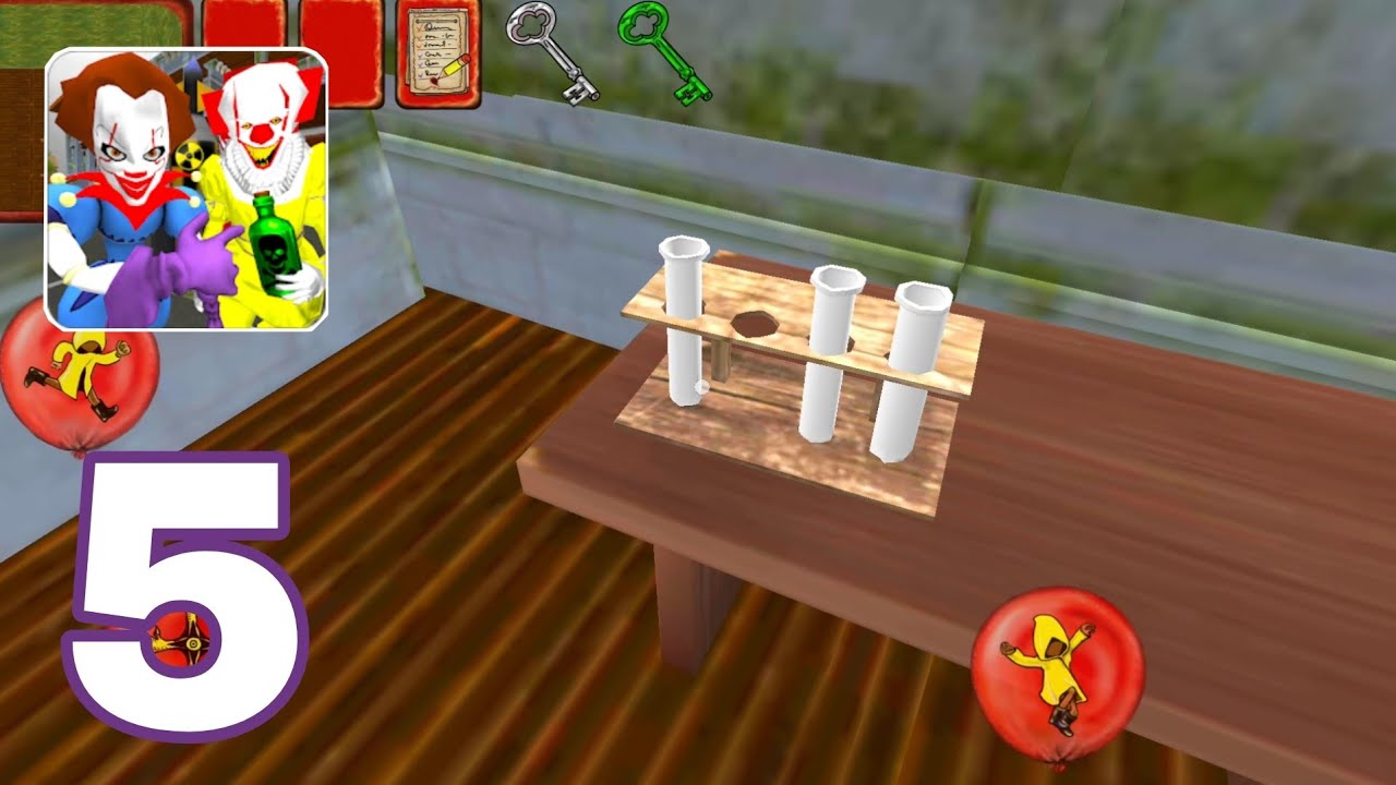 Clown Brothers Neighbor Escape 3D Gameplay Level 5 - YouTube