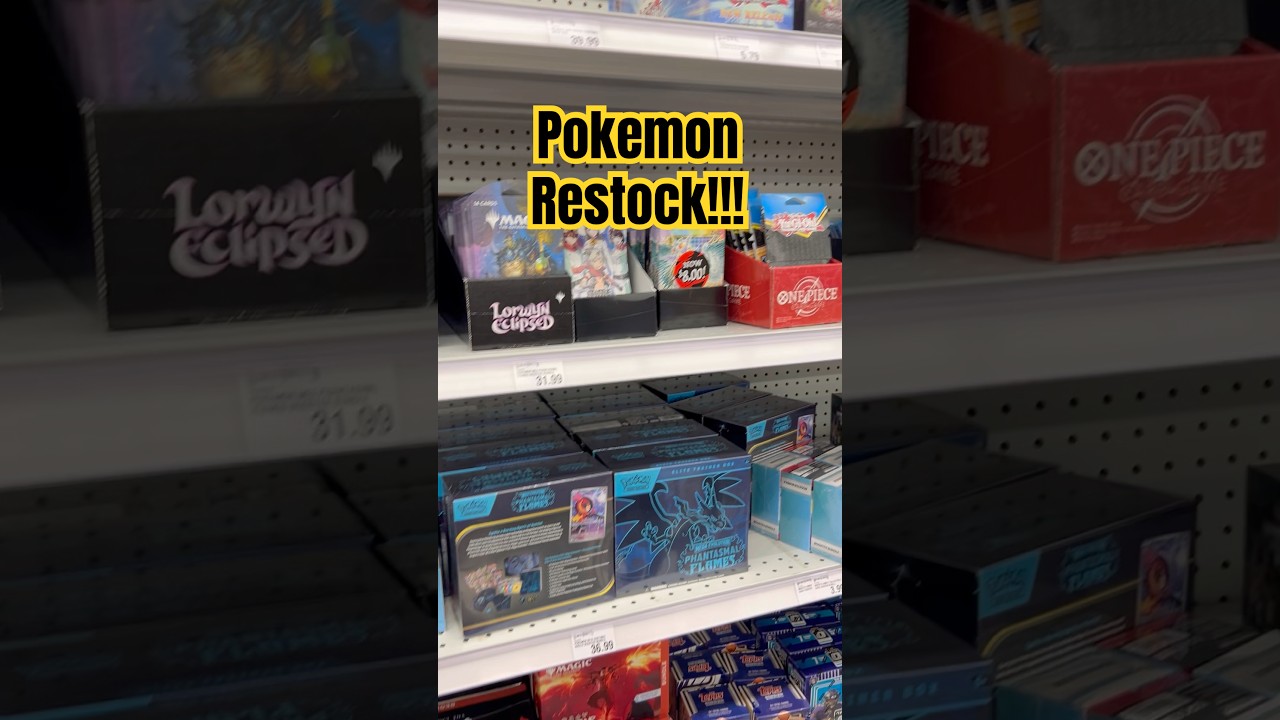 Fresh Pokemon restock with no loser scalpers
