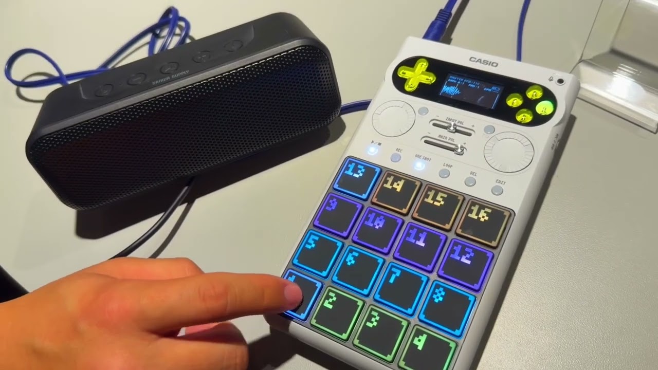 CASIO サンプラーSXC-1 新製品発表会に伺いました！ - YouTube