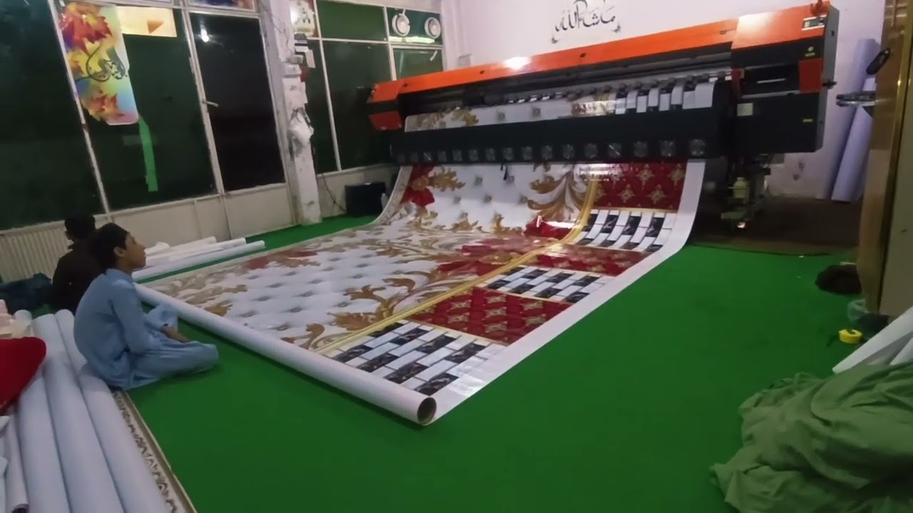 3D || 5D wallpaper Printing All Process 