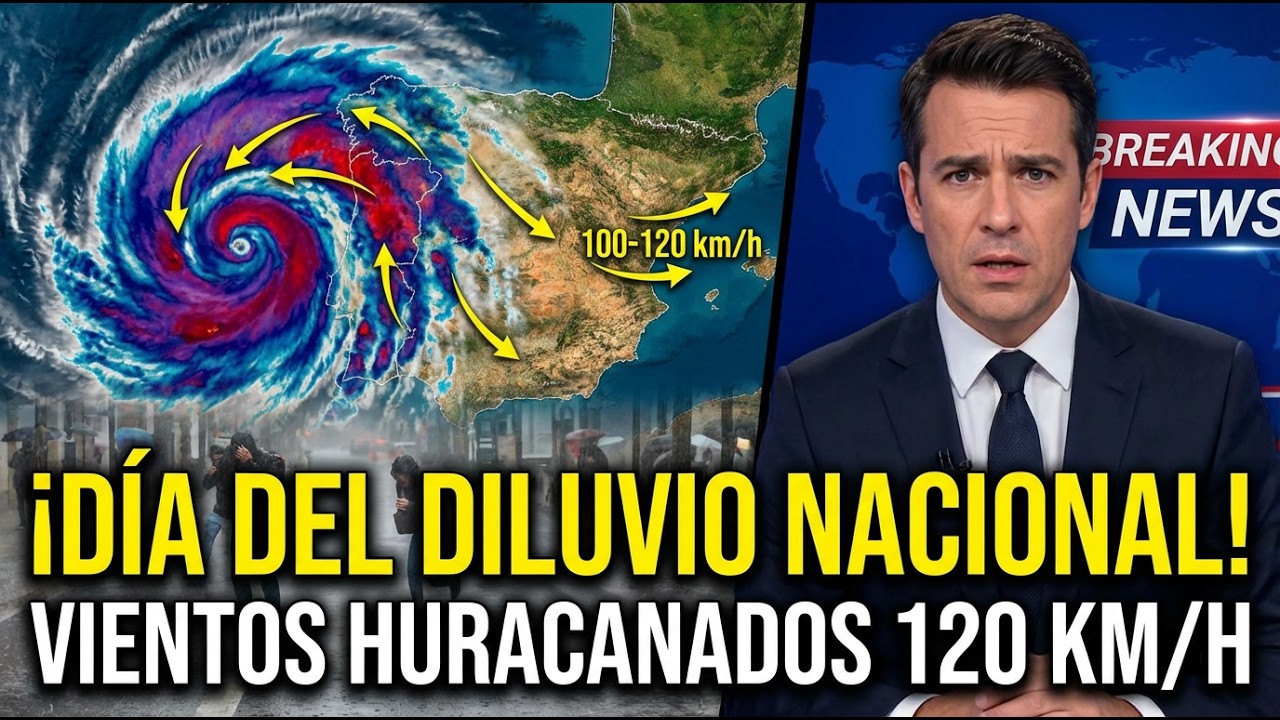 ⚠️ ALERTA ROJA: La Borrasca LEONARDO trae un "Río Atmosférico" DESTRUCTIVO a España 🔴