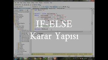 IF-ELSE Karar Yapısı