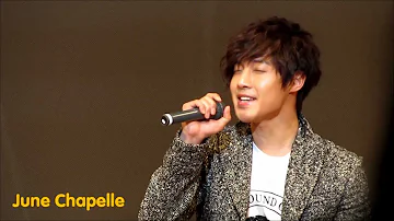20121211 KIM HYUN JOONG UNLIMITED Launch Event 2 YOUR STORY A Cappella