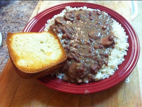 New Orleans Style Red Beans & Rice Recipe - YouTube