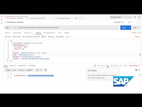 SAP Concur Cash Advance APIs