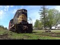 Ndw railroad prex 1601 creeps down bad track napoleon ohio