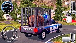 Cargo Truck Zoo Animals Simulator - Angry Police Transport Driver - Best Android GamePlay screenshot 2