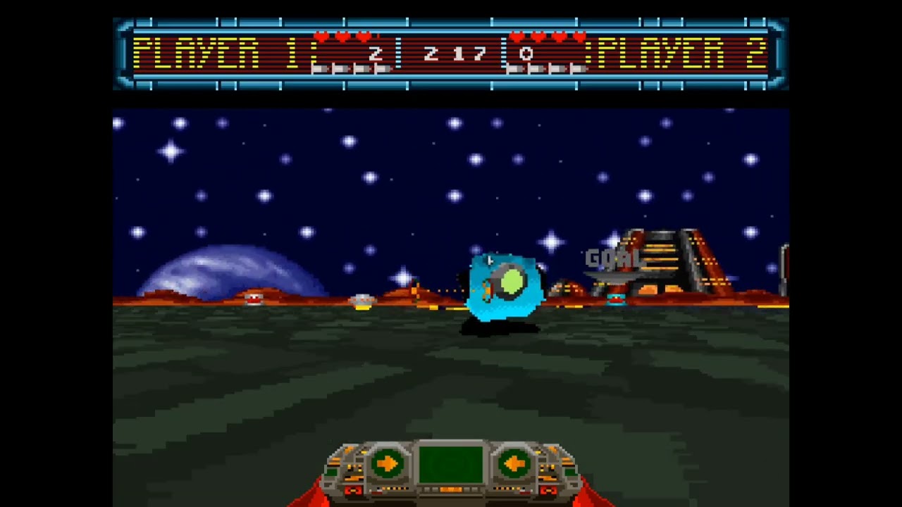 SPACE FOOTBALL ONE ON ONE SUPER NINTENDO