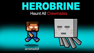 Super HEROBRINE Imposter Role In Among Us