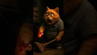 spider bit the cat#viral #trending #shortvideo #youtubeshorts #youtube #cat #fyp