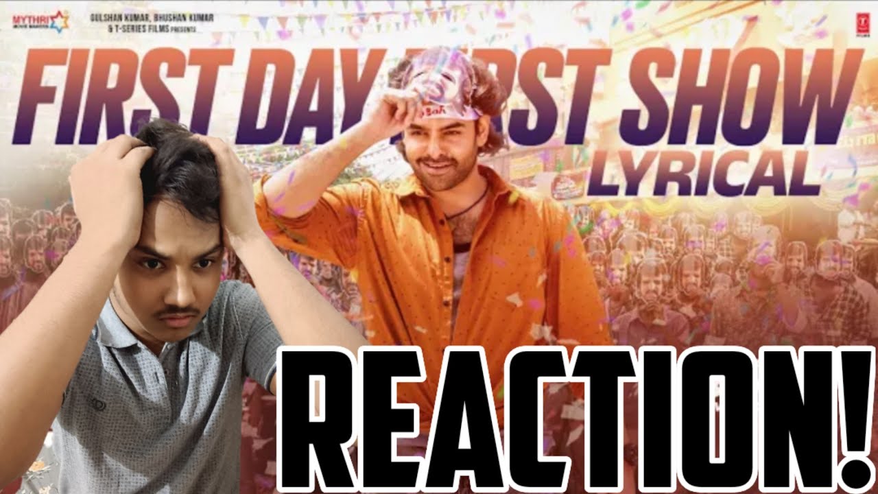 First Day First Show Lyrical Video Song Reaction 🤯 | Andhra King Taluka | Ram Pothineni | Upendra |