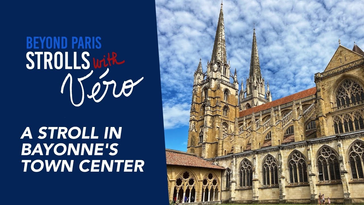 Stroll in Bayonne's town center (French Basque country)