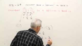 NB 24--Convert Base x Decimal to Base 10 Decimal