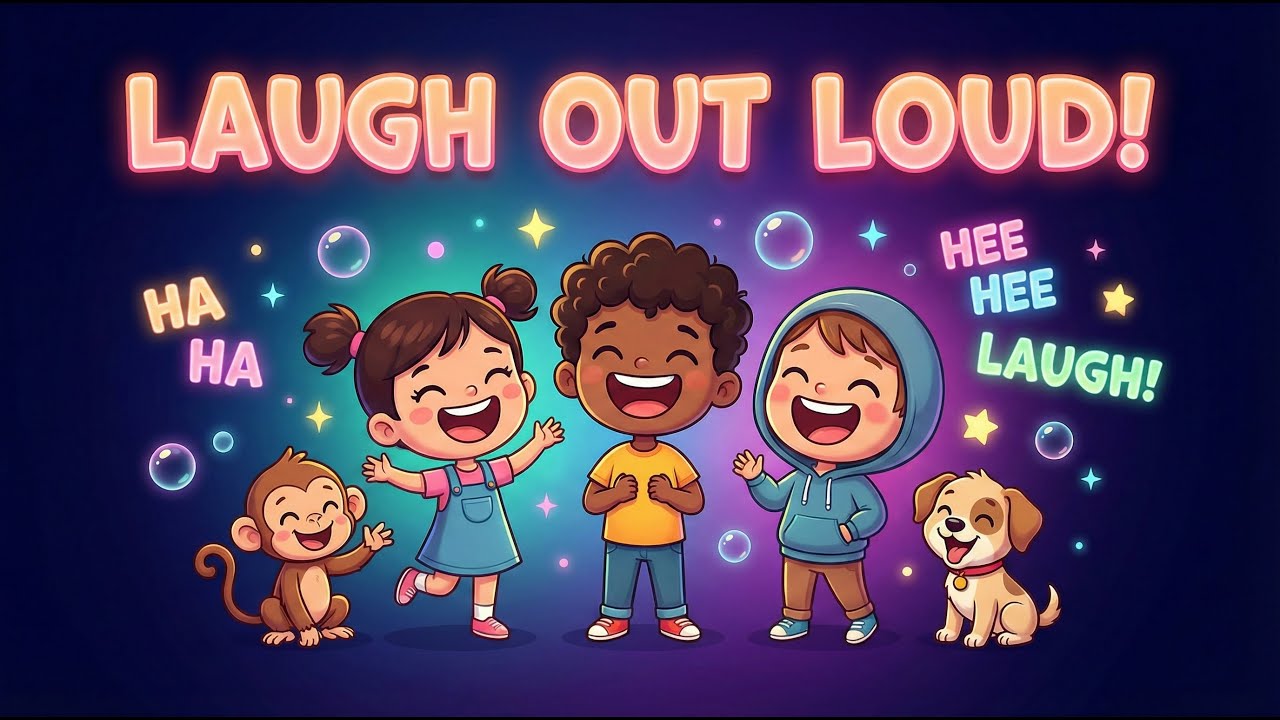 Laugh Out Loud! | Fun Kids Giggle Song & Action Rhyme for Happy Learning