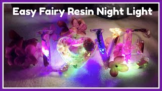 Easy Fairy Resin Night Light | RoseJayCreates