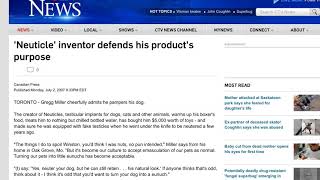 Man Who Invented Testicular Implants For Dogs Grieved More For His Dog Than For His Own Mother