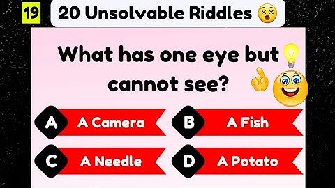 Brain Teaser Alert! 🚨 4 Options to Test Your Logic 😵 30 Unsolvable Riddles