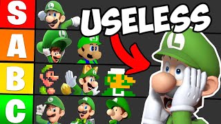 Ranking How USELESS Luigi is in Every Mario Game