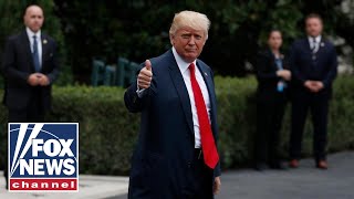 Trump speaks to press before trip to Kenosha, WI