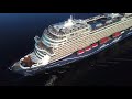 4K | MEIN SCHIFF 1 (2018) Auslaufen Kieler Förde untermalt mit „Große Freiheit“ | Aerial Shots