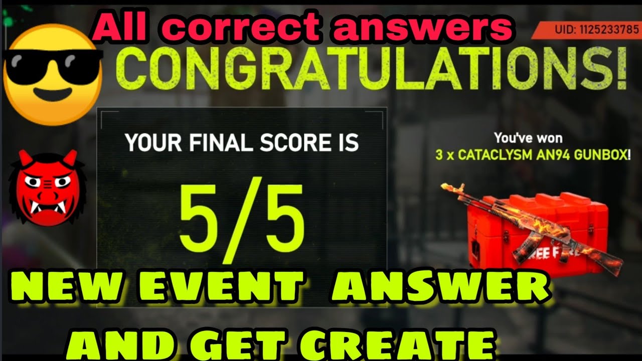 New event answer correct and get create 💯 persent.|| Get answers from here||
