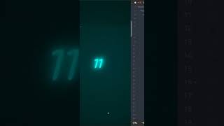 How to make easy futuristic infinite number counter effect using HTML and CSS with JavaScript