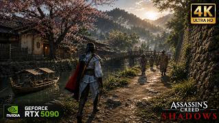 Journey from Shiotsu to Ado River Valley | Assassin's Creed Shadows | 4K Native