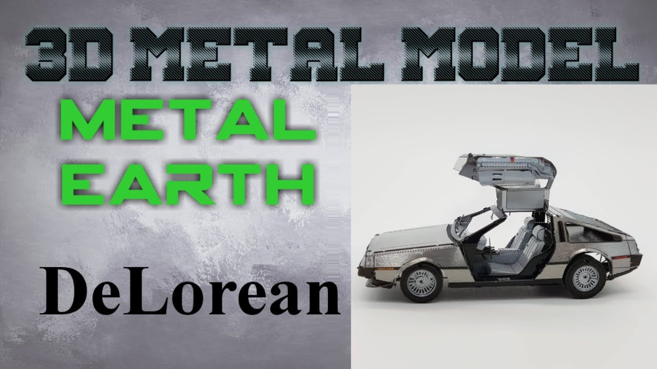 DeLorean Metal Earth